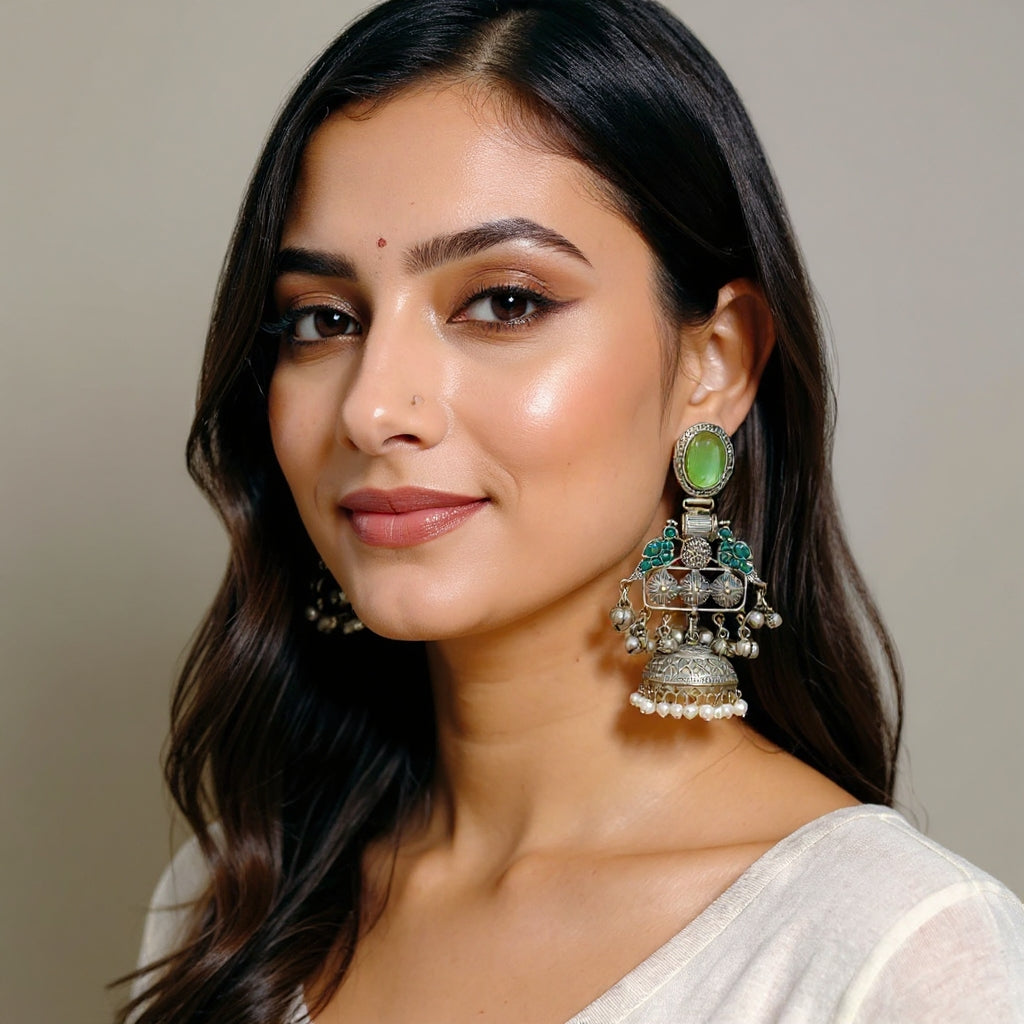 তন্বী সিলভার ঝুমকা