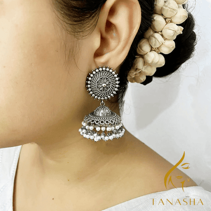 রূপসী ঝিলিক সিলভার ঝুমকা