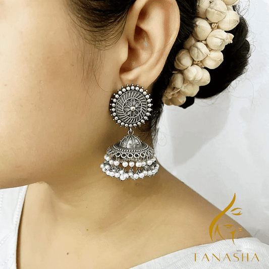 রূপসী ঝিলিক সিলভার ঝুমকা