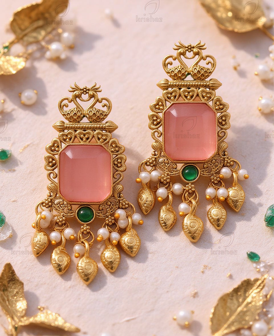 Nitya Premium Gold Danglers