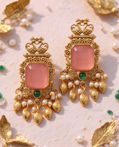 Nitya Premium Gold Danglers