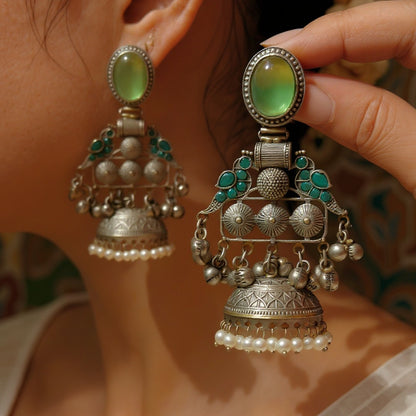 তন্বী সিলভার ঝুমকা